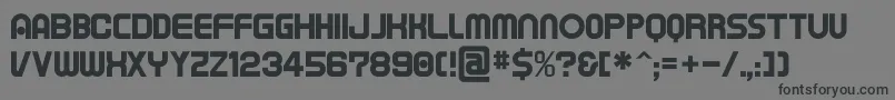 Tapeman Font – Black Fonts on Gray Background