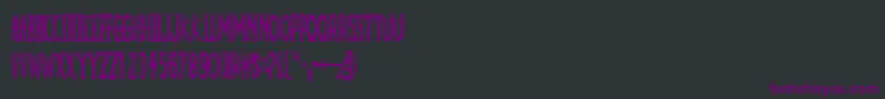 Deadbdk Font – Purple Fonts on Black Background