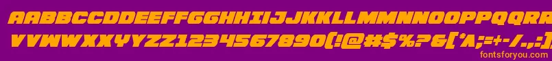Más sobre la fuente Bummercondital fuente Bummercondital – Fuentes Naranjas Sobre Fondo Morado