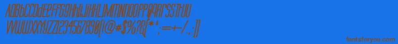 Подробнее о шрифте LabtopUnicaseBoldItalic Шрифт LabtopUnicaseBoldItalic – коричневые шрифты на синем фоне