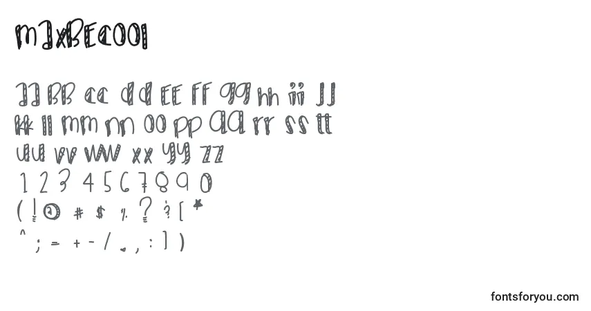 A fonte Maxbecool – alfabeto, números, caracteres especiais