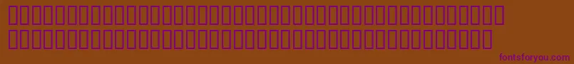 Ottomasonsh Font – Purple Fonts on Brown Background