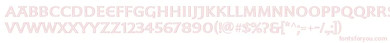 MoonglowExt Font – Pink Fonts on White Background