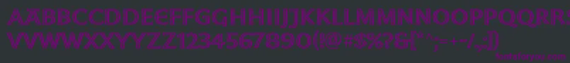 MoonglowExt Font – Purple Fonts on Black Background