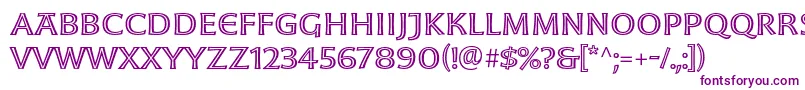MoonglowExt Font – Purple Fonts on White Background