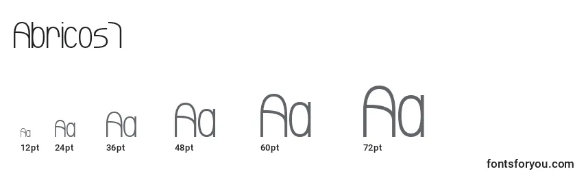 Abricos7 Font Sizes