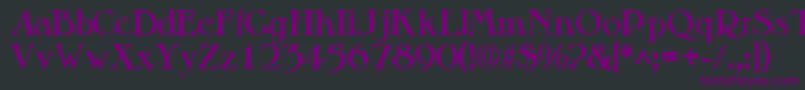 ValitsskBold Font – Purple Fonts on Black Background