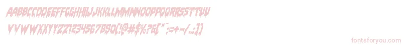 Bloodlustrotal-Schriftart – Rosa Schriften