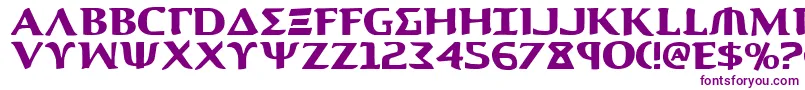 Aegis-fontti – violetit fontit