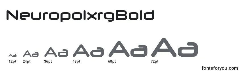 NeuropolxrgBold Font Sizes