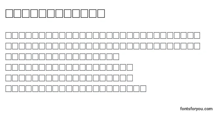 Police AlKharashi54 - Alphabet, Chiffres, Caractères Spéciaux