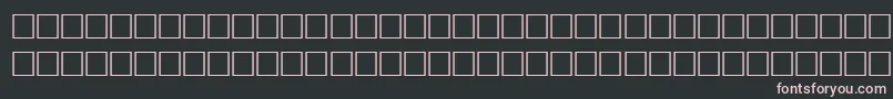 フォントAlKharashi54 – 黒い背景にピンクのフォント