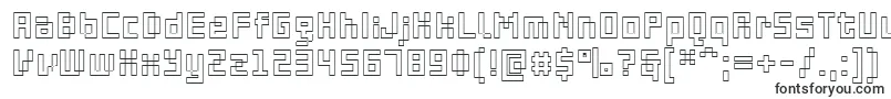 PfOnlineThreeProDoutline Font – Big Fonts