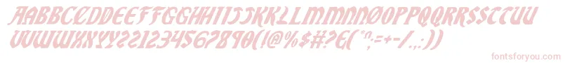SableLionItalic Font – Pink Fonts on White Background