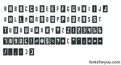 Gameshow font – square Fonts