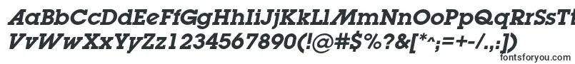 LugabookadcBolditalic-fontti – erittäin leveät fontit