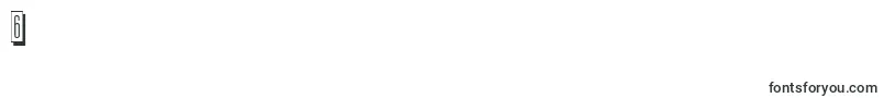 Fonte FrameworkRegular – fontes números 6