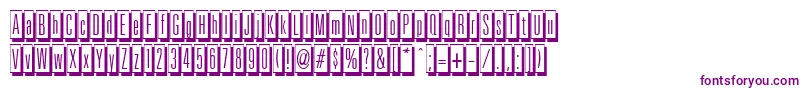 FrameworkRegular Font – Purple Fonts on White Background