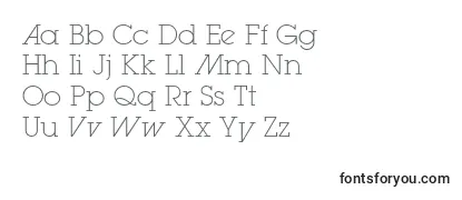 Lugaextralightadc Font