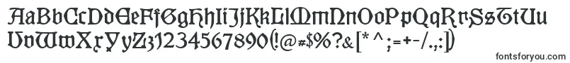 Kuenstlergotisch Font – Slanted Fonts