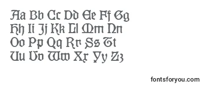 Обзор шрифта Kuenstlergotisch