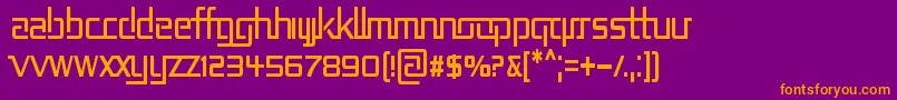 Подробнее о шрифте RepublikaIiCnd Шрифт RepublikaIiCnd – оранжевые шрифты на фиолетовом фоне