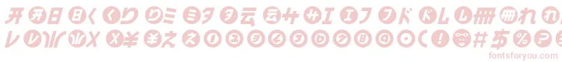 HamangairregularllItalic Font – Pink Fonts on White Background