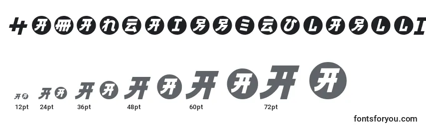 HamangairregularllItalic Font Sizes