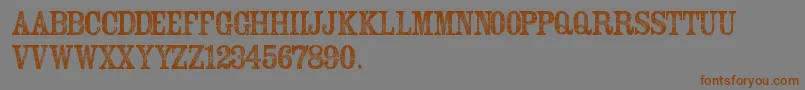 SekarArum Font – Brown Fonts on Gray Background