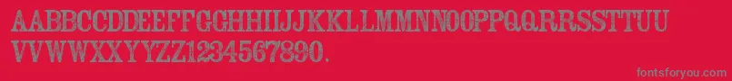 SekarArum Font – Gray Fonts on Red Background