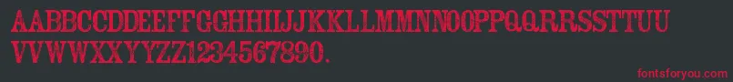SekarArum Font – Red Fonts on Black Background
