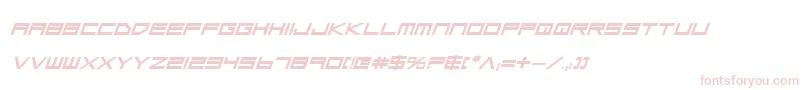LowGunScreenBoldExpitalic-Schriftart – Rosa Schriften
