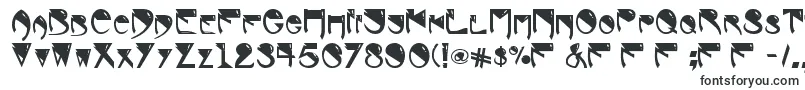 Шрифт RogerDeansAbwh – декоративные шрифты