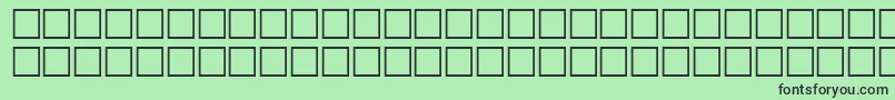 OrpheusRegular Font – Black Fonts on Green Background