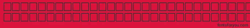 OrpheusRegular Font – Black Fonts on Red Background