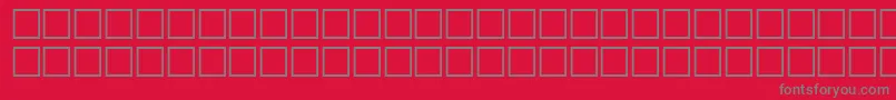 fuente OrpheusRegular – Fuentes Grises Sobre Fondo Rojo