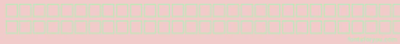OrpheusRegular Font – Green Fonts on Pink Background