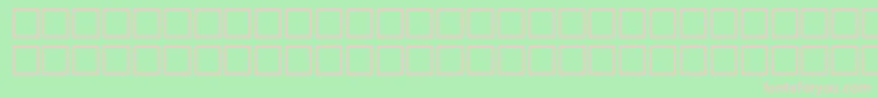 OrpheusRegular Font – Pink Fonts on Green Background