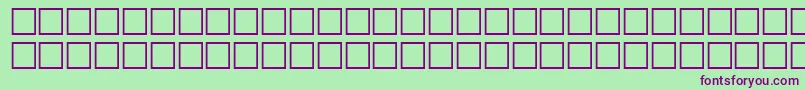 OrpheusRegular Font – Purple Fonts on Green Background
