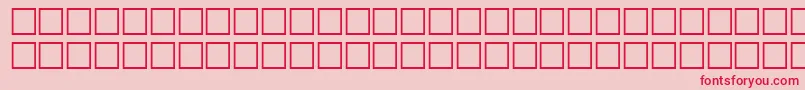 OrpheusRegular Font – Red Fonts on Pink Background