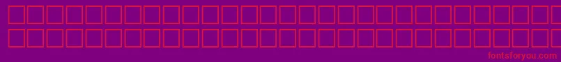 fuente OrpheusRegular – Fuentes Rojas Sobre Fondo Morado