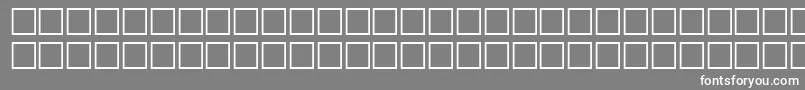 OrpheusRegular Font – White Fonts on Gray Background