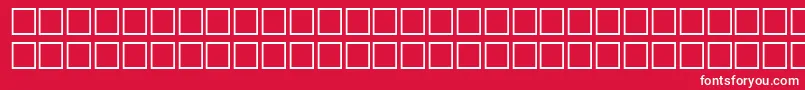OrpheusRegular Font – White Fonts on Red Background