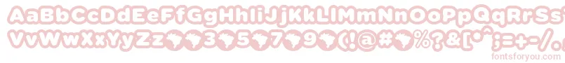 VacacionesFontFfpDefharo-fontti – vaaleanpunaiset fontit