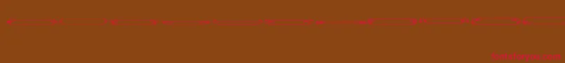 VintagePanels012 Font – Red Fonts on Brown Background
