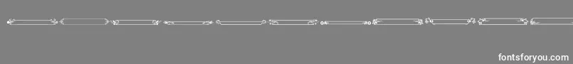 VintagePanels012 Font – White Fonts on Gray Background