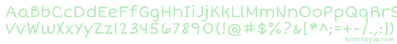 ShortstackRegular Font – Green Fonts on White Background