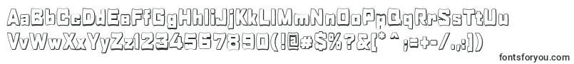 RabaneraOutlineShadow-Schriftart – Schriftarten, die mit R beginnen