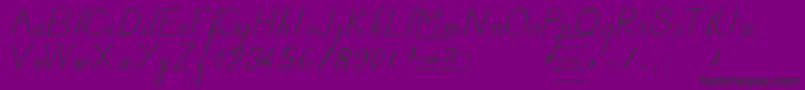 Saiba mais sobre a fonte Bvcursive Fonte Bvcursive – fontes pretas em um fundo violeta