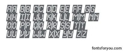 Обзор шрифта ALcdnovacmobl